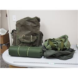 KIDS BACKPACK VEST, SLEEPING BAG & BACKPACK & DUFFEL BAG