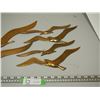 Image 3 : SET OF 6 BRASS FLYING BIRDS