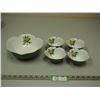 Image 1 : DECORATIVE JAPAN BOWLS (1 HAS SMALL CRACK)