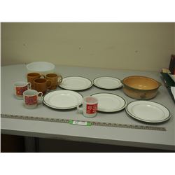 VINTAGE DISHWARE (MEDALTA, FIREKING, JAPAN ETC)