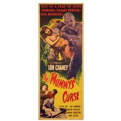 The Mummy's Curse Insert Poster.