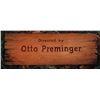 Image 3 : River of No Return Otto Preminger Title Credit Board.