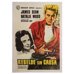 Rebel Without a Cause Spanish Poster.