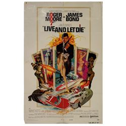 James Bond 007 Live and Let Die Poster.