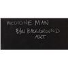 Image 2 : Medicine Man Black & White Background Art.