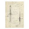 Image 2 : Sleepy Hollow Retractable Dagger Technical Drawing.