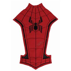 Spider-Man Suit Piece Signed by Tom Holland.