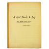 Image 1 : Original "A Girl Needs a Boy" Musical Arrangement.