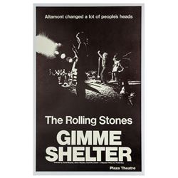 The Rolling Stones Gimme Shelter Poster.