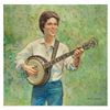Image 1 : Original "Rhapsody for Banjo" Album Cover Painting.
