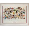 Image 3 : Lithograph Signed by Over 50 Comic Art Legends.