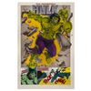 Image 1 : "Hulk" Original Poster Painting.