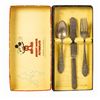 Image 1 : Mickey Mouse Silverplate Flatware Set.
