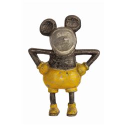 Mickey Mouse Cast Iron Coin Bank.
