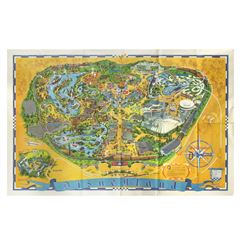 Disneyland 1968 Souvenir Map.
