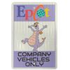 Image 1 : Epcot Figment Vehicle Parking Sign.