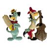 Image 1 : Huckleberry Hound & Quick Draw McGraw Wall Plaques.