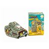 Image 1 : Mechanical Turnover Flintstone Tank Toy in Box.