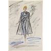 Image 1 : The Lucy-Desi Comedy Hour Edith Head Costume Sketch.