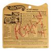 Image 2 : Signed Hot Wheels Blue Beatnik Bandit on Card.
