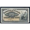 Image 1 : DOMINION OF CANADA 1900 25 Cents Boville Banknote, DC-15b. GUNC-65, Perfect.