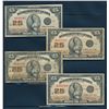 Image 1 : DOMINION OF CANADA 1923 25 Cents Campbell-Clark. Lot of 4 notes, DC-24d. VG-VF
