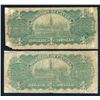 Image 2 : DOMINION OF CANADA 1898 $1.00. DC-13a & c. Graded: G & VG