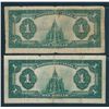Image 2 : DOMINION OF CANADA 1923 $1.00 McCarvour-Saunders. Lot of 2 Pieces. DC-25.
