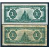 Image 2 : DOMINION OF CANADA 1923 $1.00 McCarvour-Saunders. Lot of 2 Pieces. DC-25