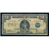 Image 1 : DOMINION OF CANADA 1923 $2.00 McCarvour-Saunders. DC-26h. Graded: VG