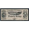 Image 1 : THE BANKS OF THE ST.LAWRENCE 1857 Advertising Banknote. GUnc.