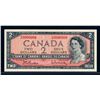 Image 1 : BANK OF CANADA 1954 $2.00 BC-38b-N3 Million Numbered Note AU-58