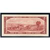 Image 2 : BANK OF CANADA 1954 $2.00 BC-38b-N3 Million Numbered Note AU-58