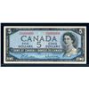 Image 1 : BANK OF CANADA 1954 $5.00 BC-39b-N3 Million Numbered Note UNC-62