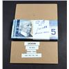 Image 1 : BANK OF CANADA 2006 A Bundle of 100 Pieces Macklem-Carney BC-46b