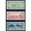 Image 2 : BANK OF CANADA 1954. A Complete Modified Portrait Set of 8 Notes