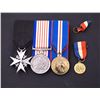 Image 1 : 1958-2002 A Lot of 4 Military Medals w/Ribbons, 3 Mounted for Wearing, 1 Minature.