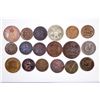 Image 1 : CANADA 1837-1934 A Lot of 18 Commercial Tokens Good-Extra fFne