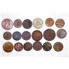 Image 2 : CANADA 1837-1934 A Lot of 18 Commercial Tokens Good-Extra fFne