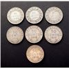 Image 1 : NEWFOUNDLAND 1898-1919. Lot of 7 Half Dollars Graded in Very Good