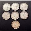 Image 2 : NEWFOUNDLAND 1898-1919. Lot of 7 Half Dollars Graded in Very Good