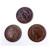 Image 2 : CANADA 1891 A Lot of 3 Varieties of the 1891 OC2 Cent in Fine+-Very Fine