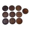 Image 1 : CANADA 1893-1901 A Lot of 10 Victorian Cents in Very Fine-Extra Fine