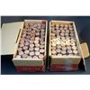 Image 2 : CANADA 1940-2006 A Lot of 250 Rolls of One Cent Circulated Coins in 5 Boxs FV $125.00