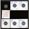 Image 1 : CANADA A Lot of 6 Interesting Five Cent Errors, Some Common and Some Interesting