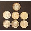 Image 2 : CANADA 1947-1952 A Lot of 7 George VI 10 Cents VF-UNC