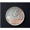 Image 1 : CANADA 1947 Pointed 7 Dot Silver Dollar. Very Fine +