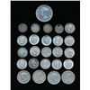Image 2 : CANADA A Lot of 17 Mixed Denominations 5 Cent to 50 Cents AG-EF