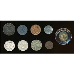 World An 9 Coin Lot of Minor Denominations From Several Countries VF-UNC