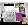 Image 1 : 1911-2015 A Mixed Lot of Coins, Paper Money and Stamps. Should be Viewed